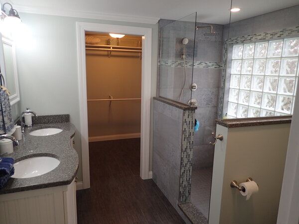 Gorgeous bathroom after remodel project
